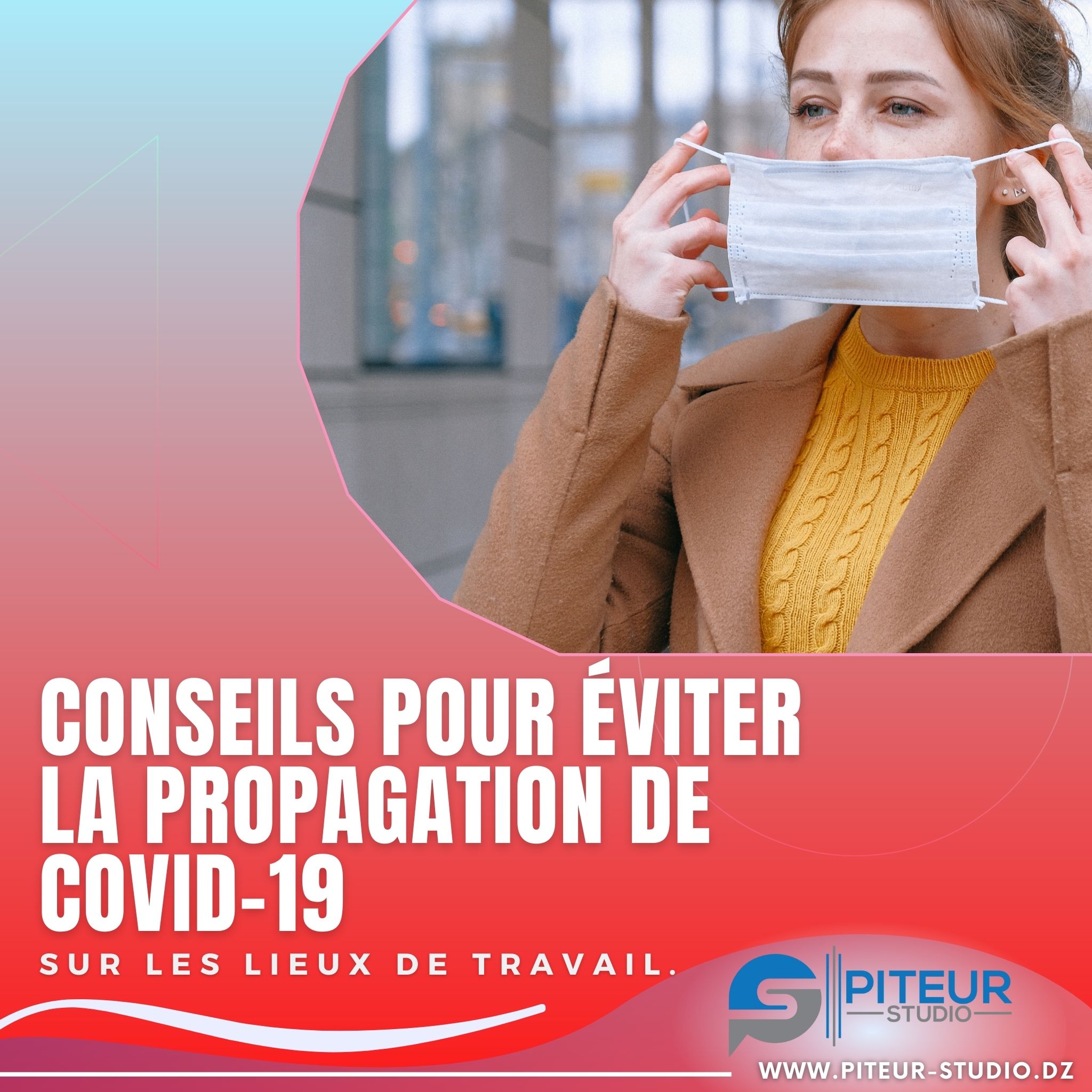 Conseils pour éviter la propagation de COVID-19 sur les lieux de travail.